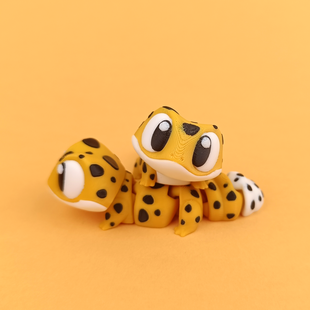 Flexi Gecko – Articulated 3D‑Printed Animal Friend