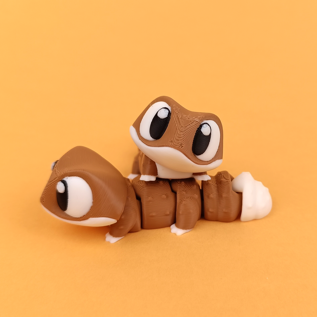 Flexi Gecko – Articulated 3D‑Printed Animal Friend