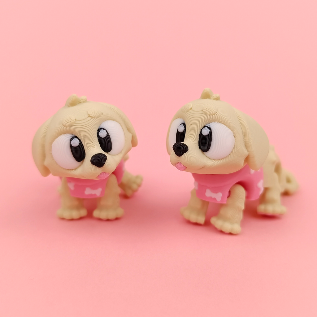Flexi Golden Retriever – Articulated 3D‑Printed Animal Friend