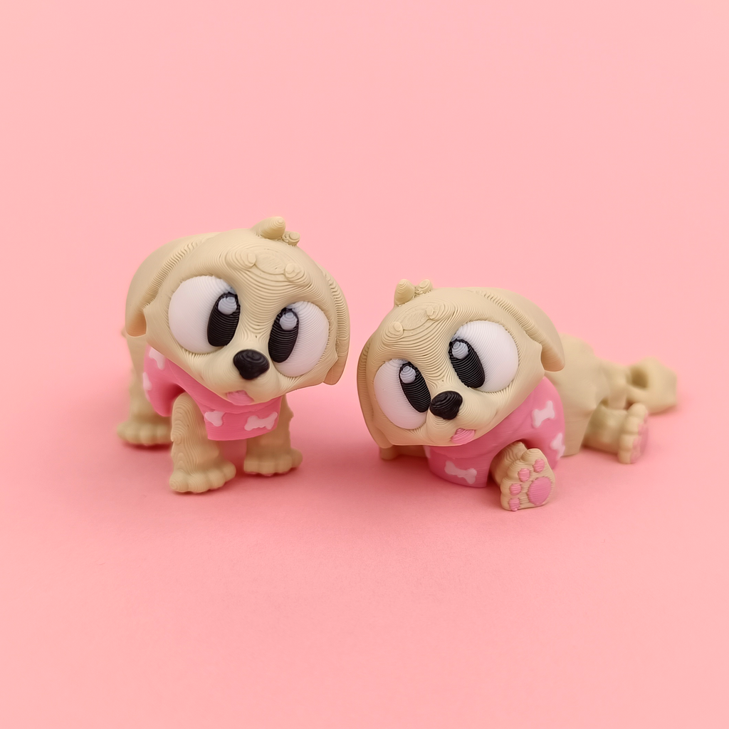 Flexi Golden Retriever – Articulated 3D‑Printed Animal Friend