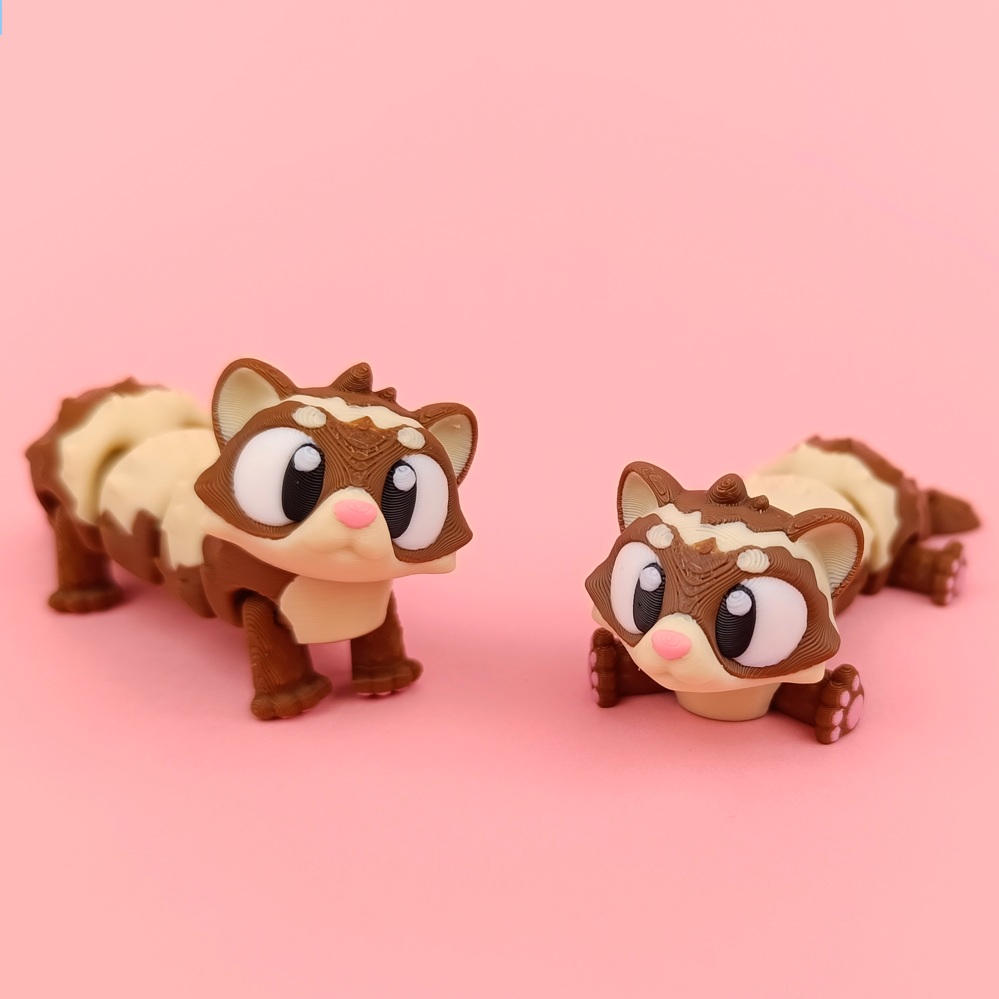 Flexi Ferret – Articulated 3D‑Printed Woodland Friend
