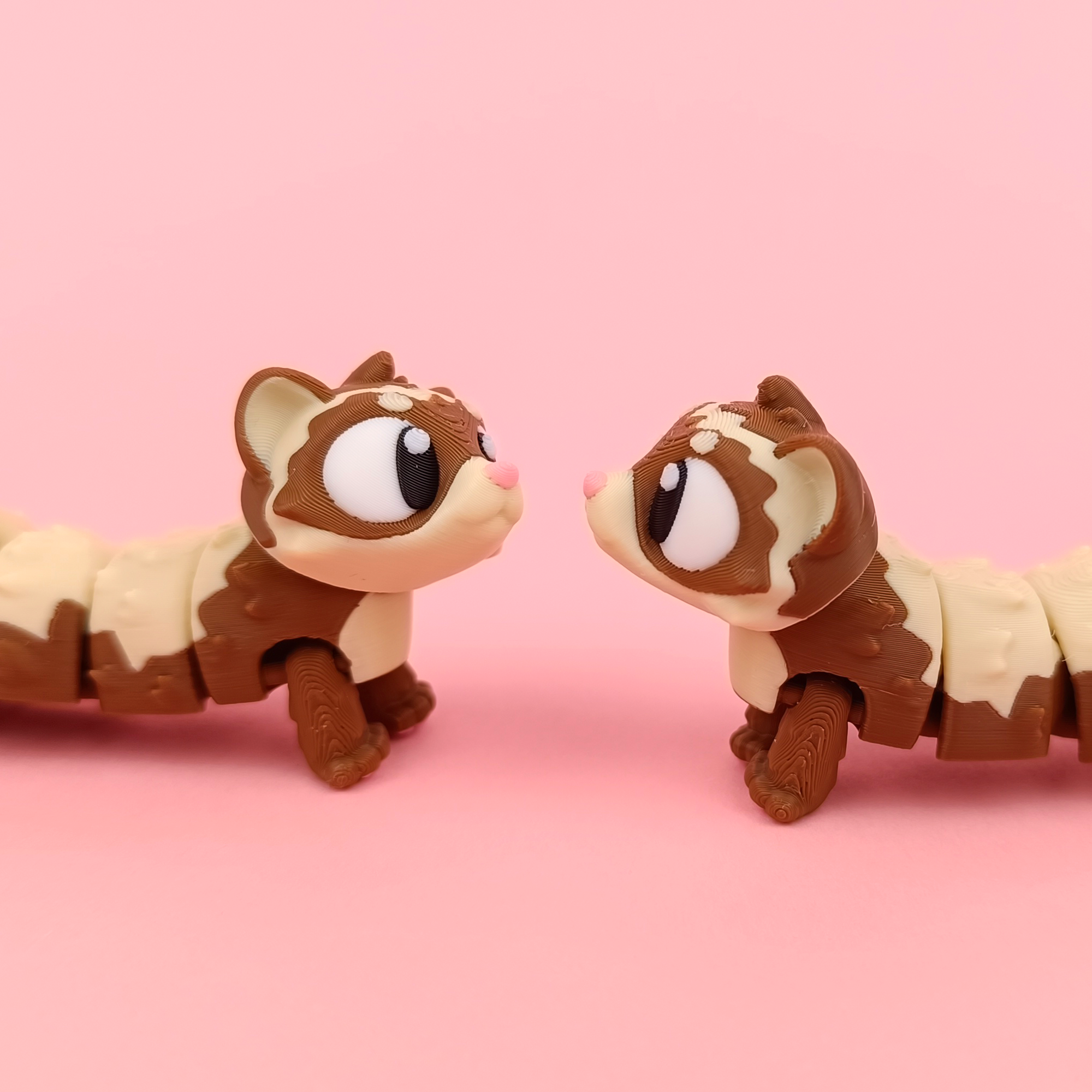 Flexi Ferret – Articulated 3D‑Printed Woodland Friend