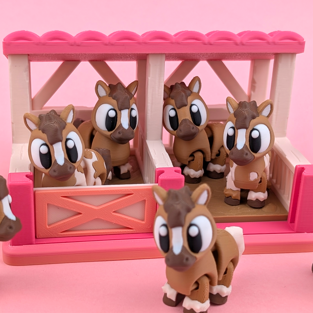 Flexi Horse – Articulated 3D‑Printed Farm Friend
