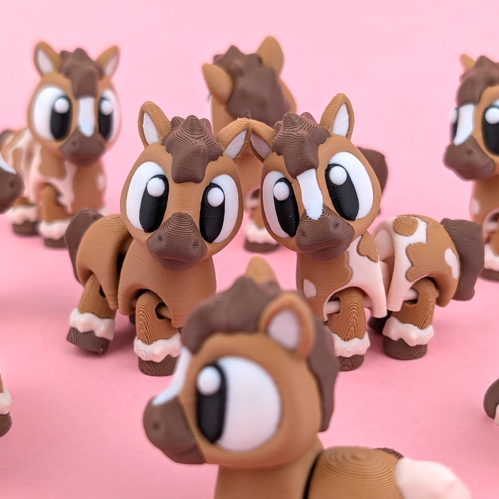 Flexi Horse – Articulated 3D‑Printed Farm Friend