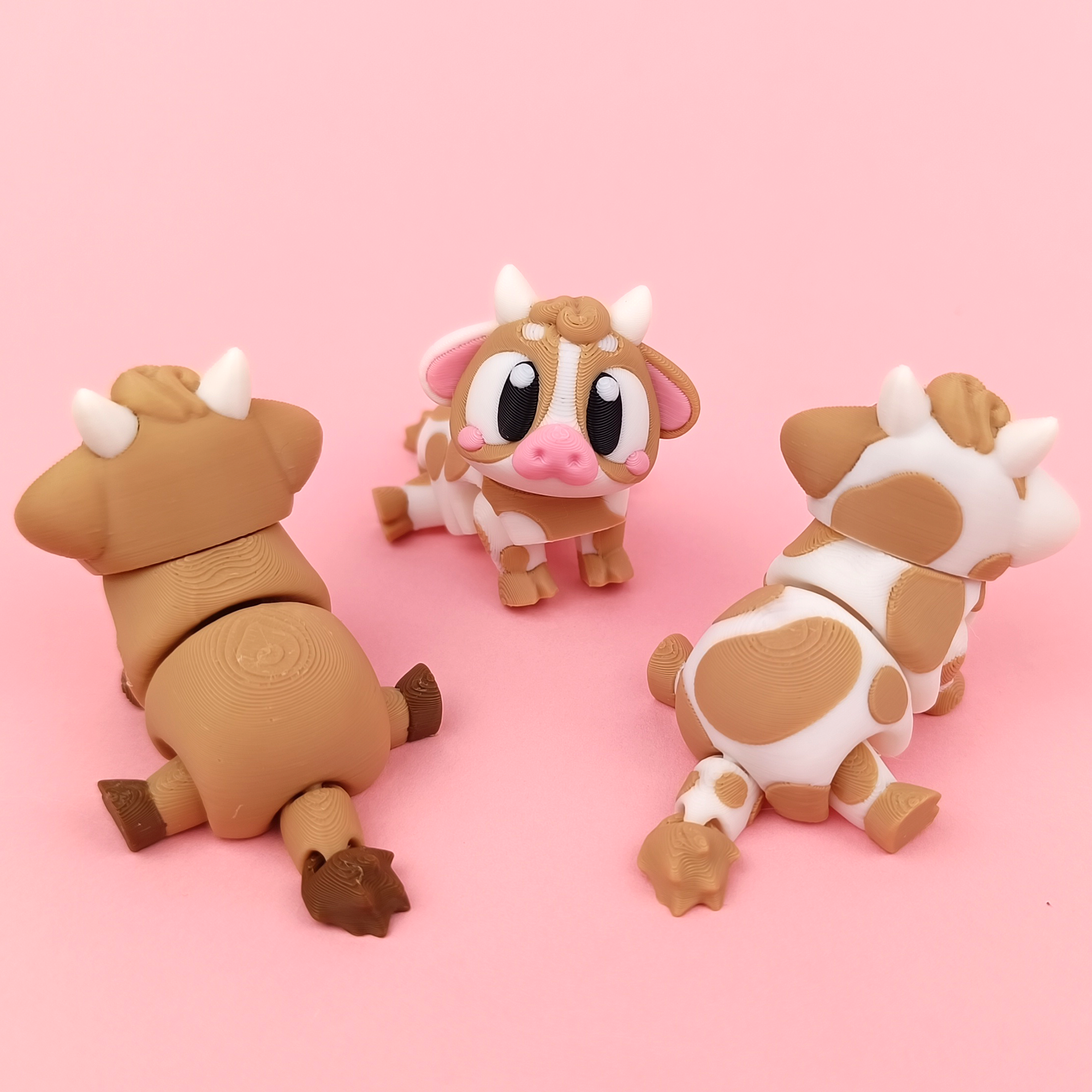 Flexi Cow – Articulated 3D‑Printed Farm Friend