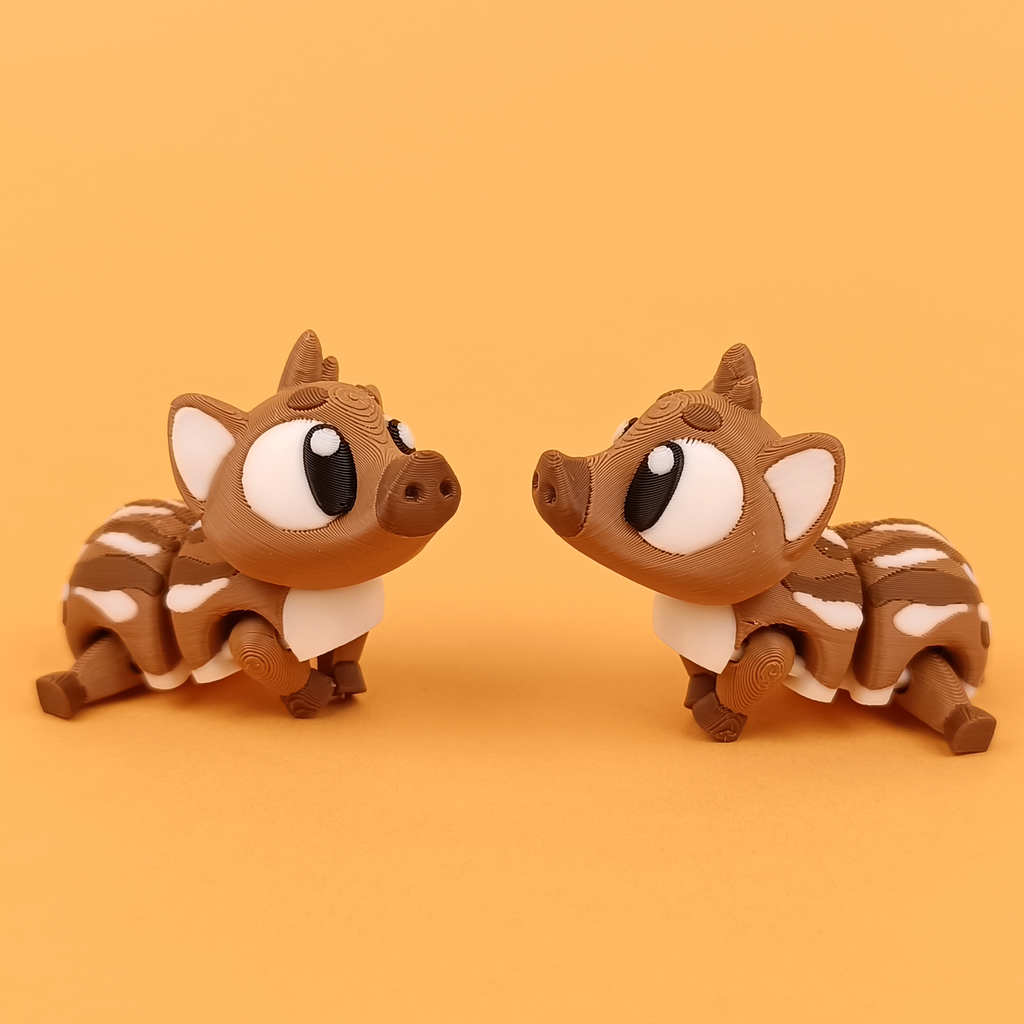 Flexi Wild Boar – Articulated 3D‑Printed Woodland Friend