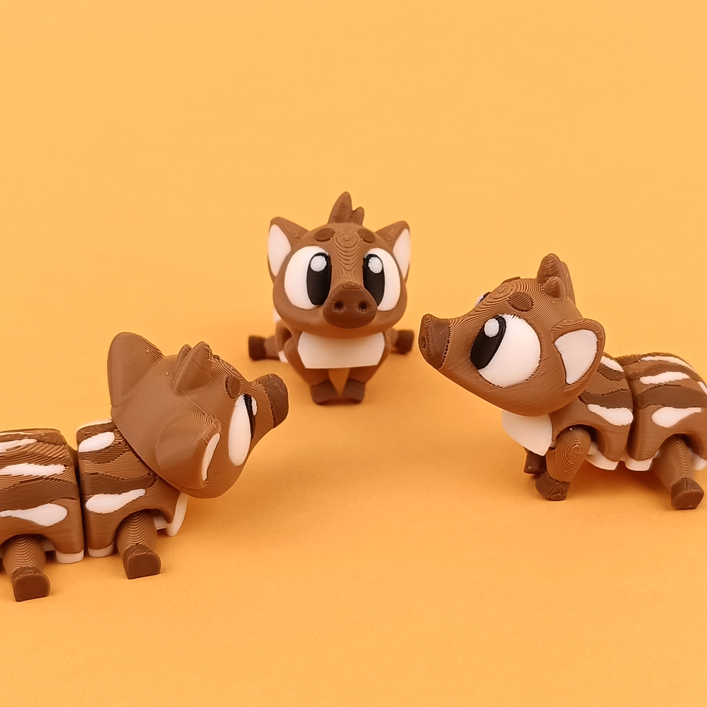 Flexi Wild Boar – Articulated 3D‑Printed Woodland Friend