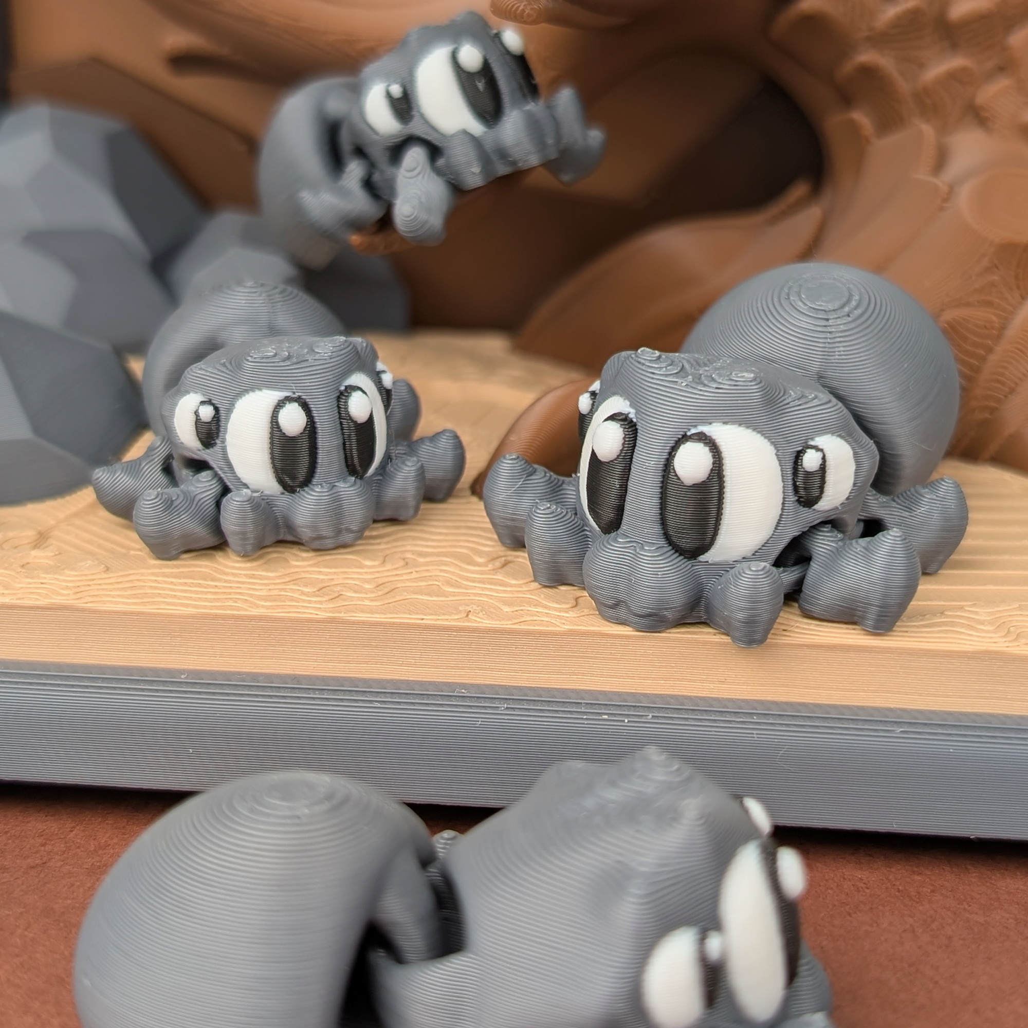 Flexi Spider – Articulated 3D‑Printed Animal Friend