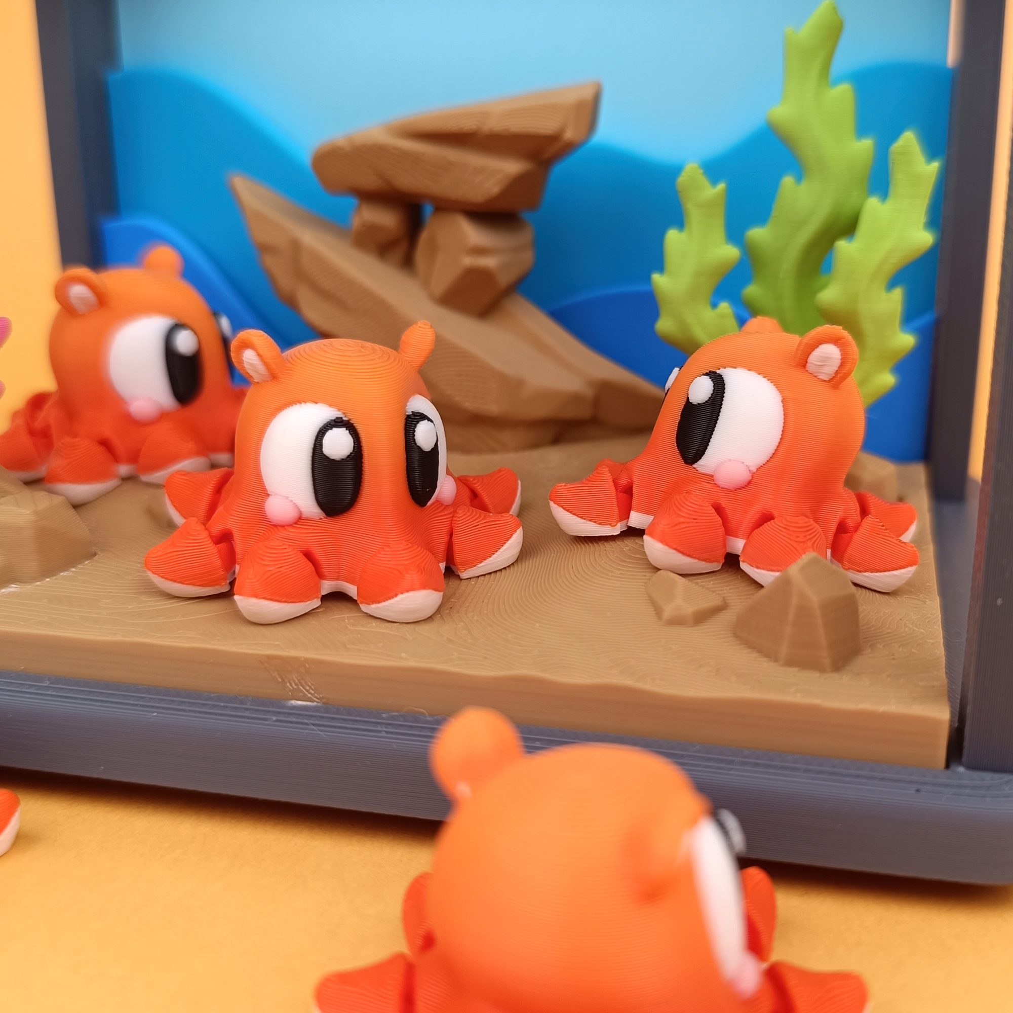 Flexi Octopus – Articulated 3D‑Printed Animal Friend