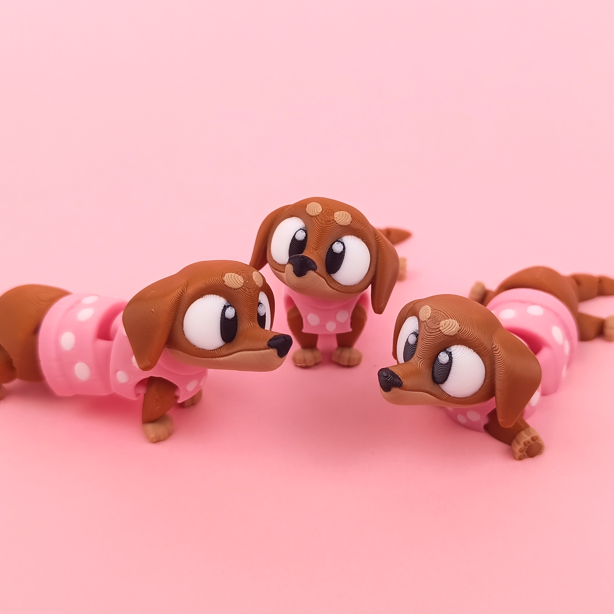 Flexi Daschund – Articulated 3D‑Printed Animal Friend