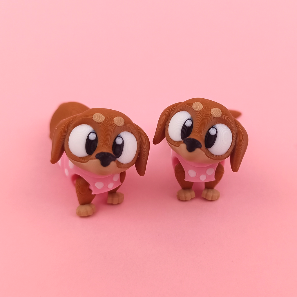 Flexi Daschund – Articulated 3D‑Printed Animal Friend