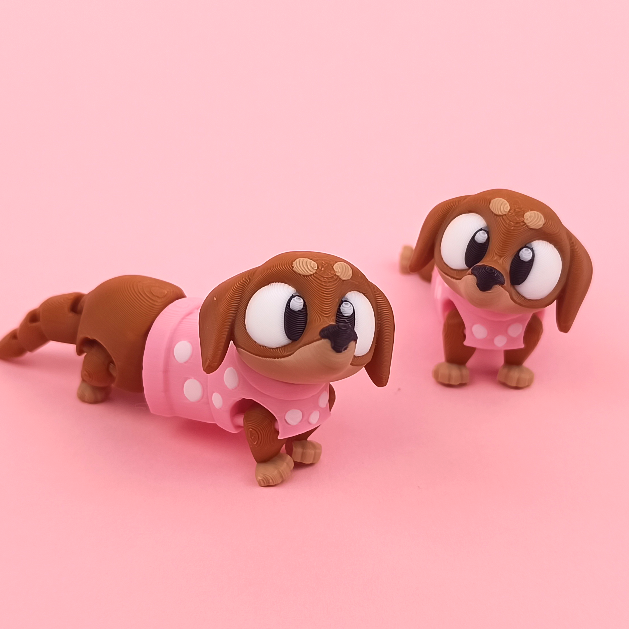 Flexi Daschund – Articulated 3D‑Printed Animal Friend