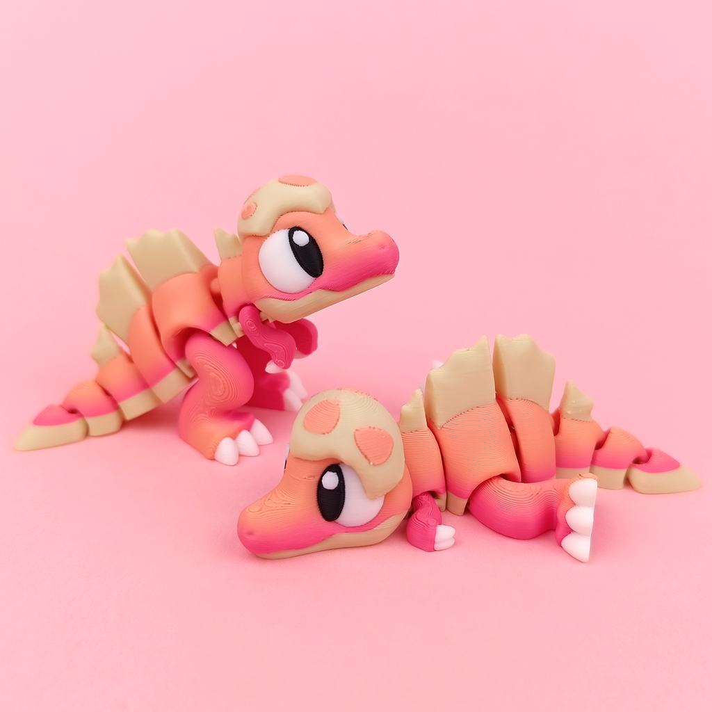Flexi Spinosaurus - Articulated 3D‑Printed Animal Friend