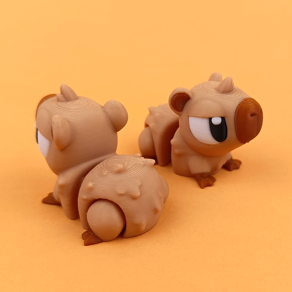 Flexi Capybara – Articulated 3D‑Printed Animal Friend