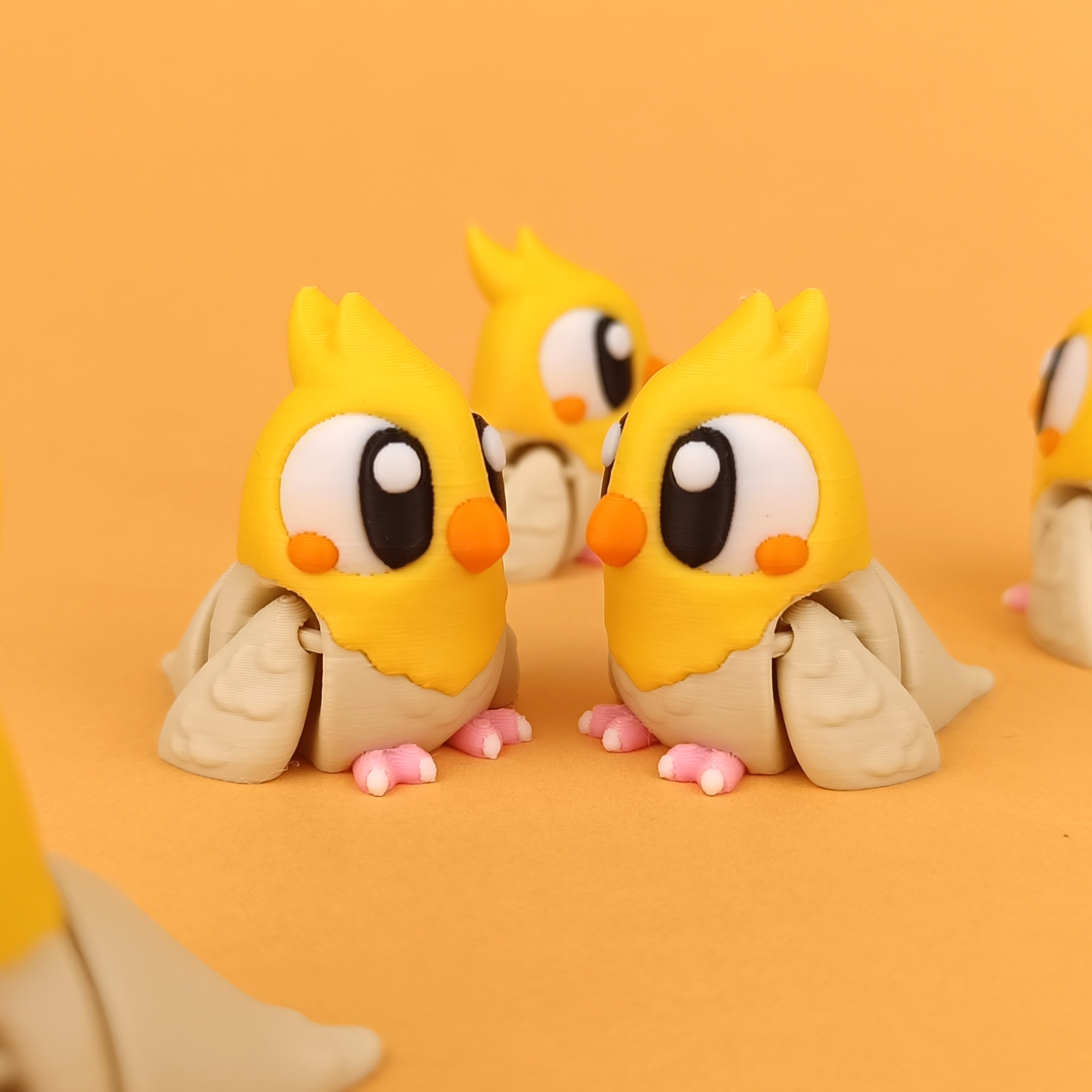 Flexi Budgie and Cockateil – Articulated 3D‑Printed Animal Friend