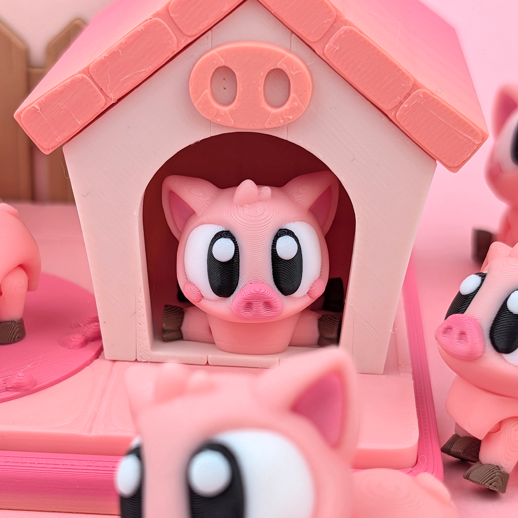 Flexi Pigs – Articulated 3D‑Printed Farm Friend