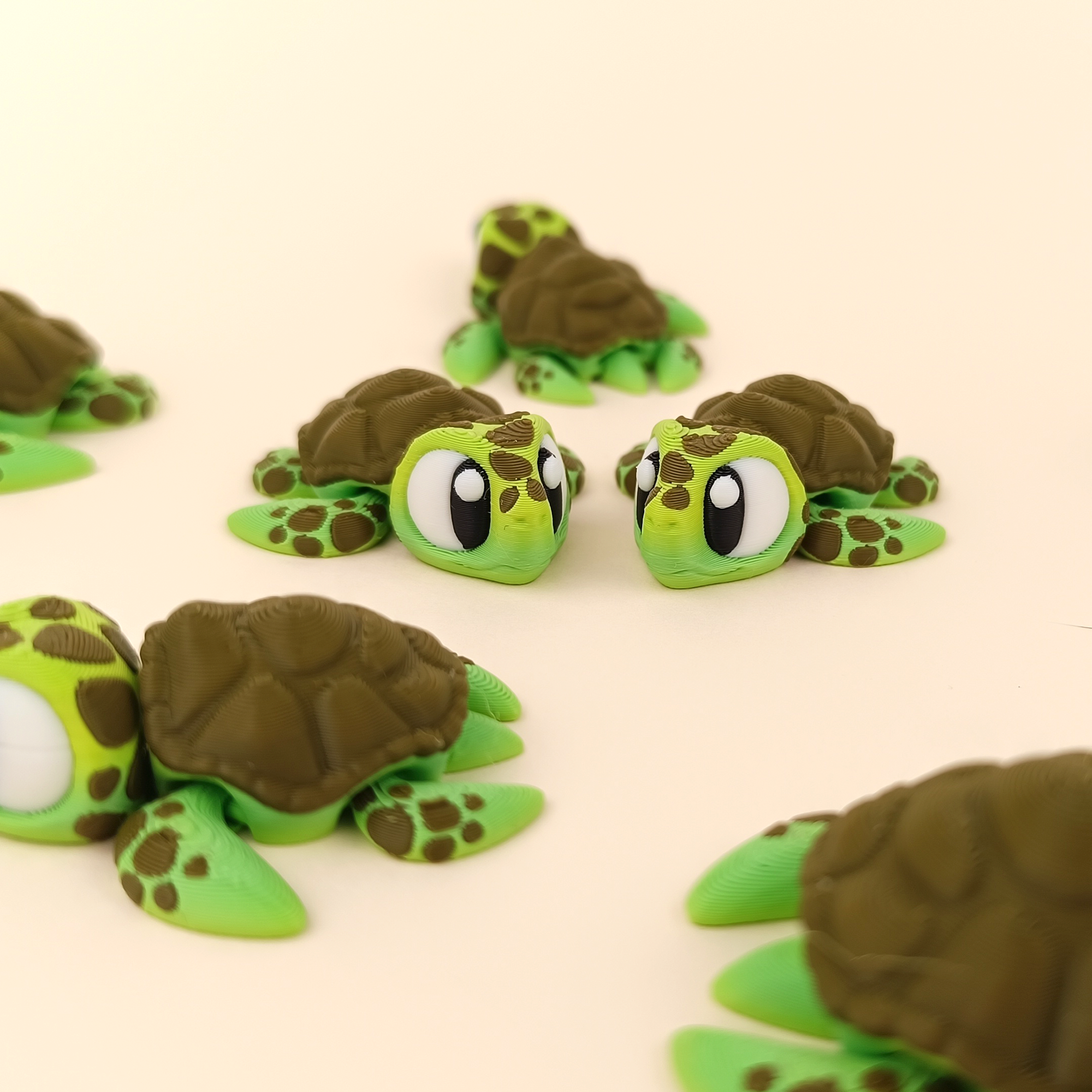 Flexi Turtle – Articulated 3D‑Printed Animal Friend