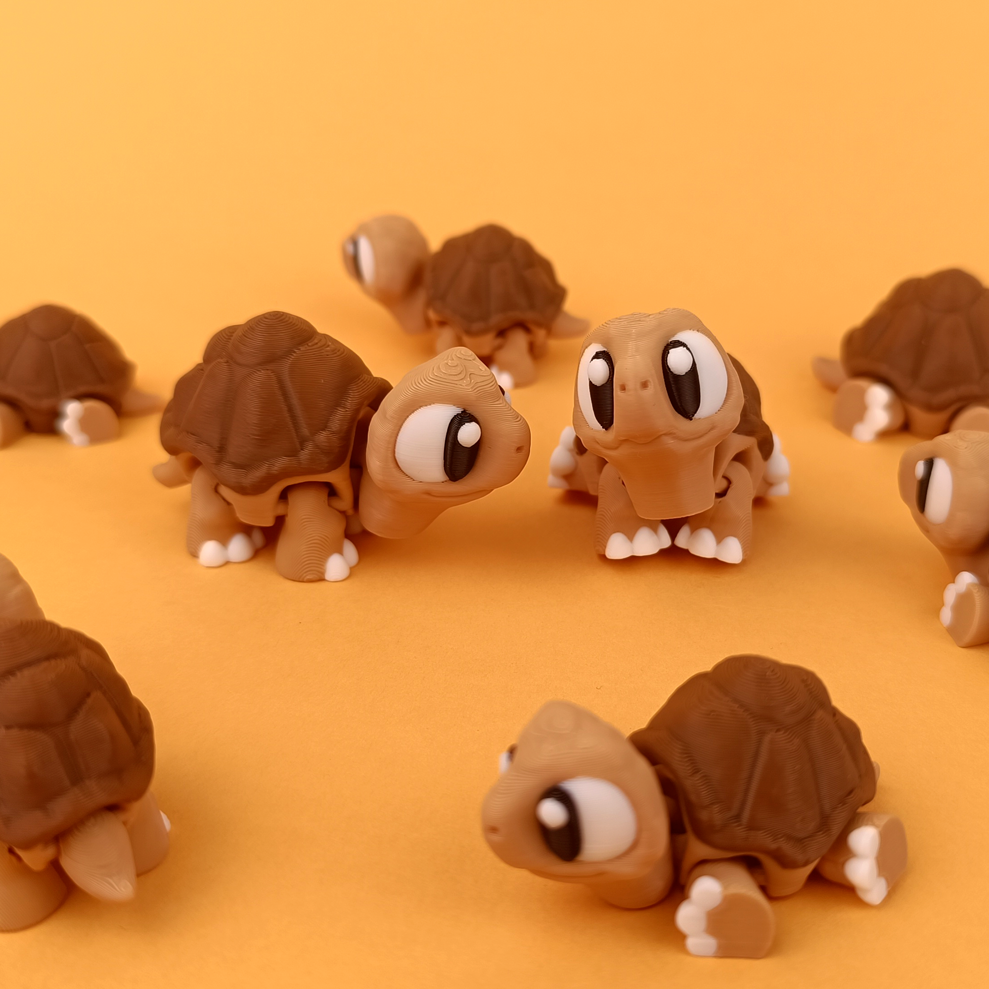 Flexi Tortoise – Articulated 3D‑Printed Animal Friend