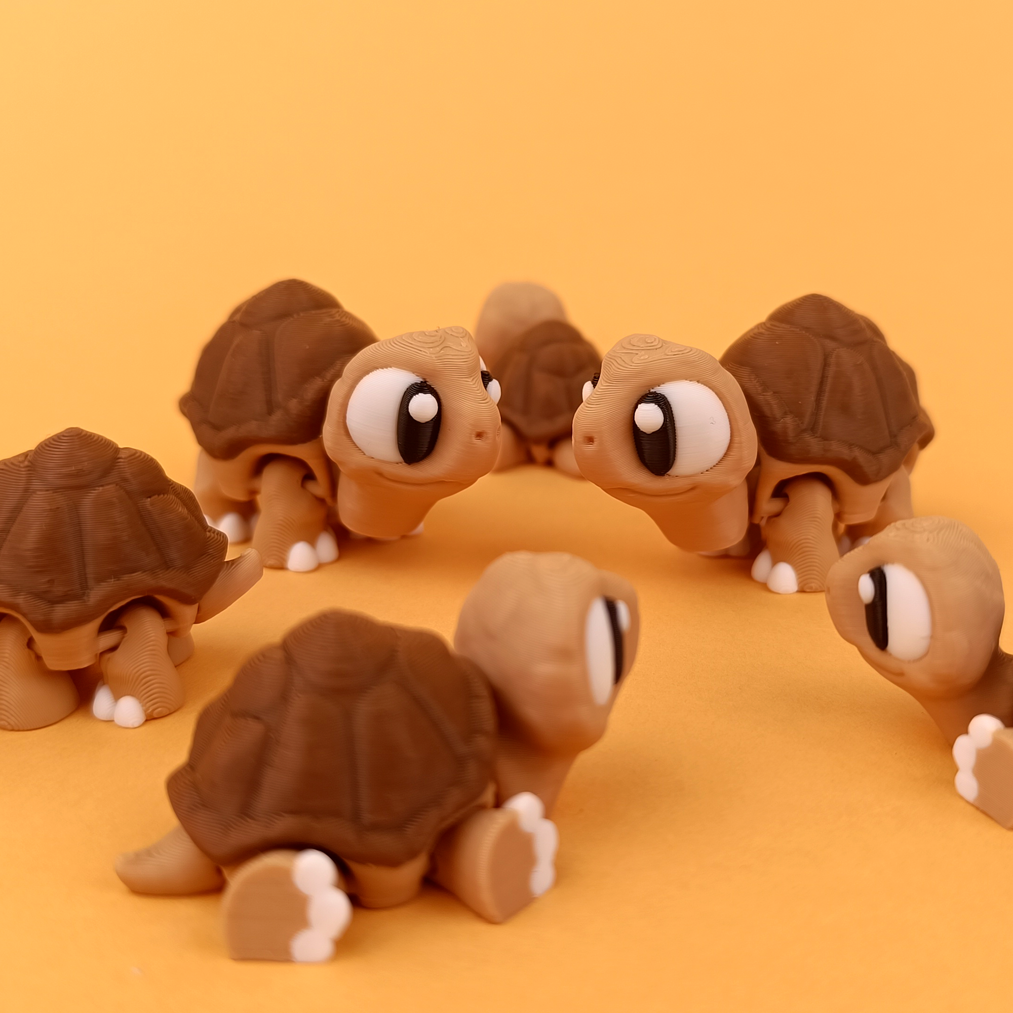 Flexi Tortoise – Articulated 3D‑Printed Animal Friend