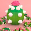 Flexi Cactus Dragon - Articulated 3D‑Printed Dragon Friend