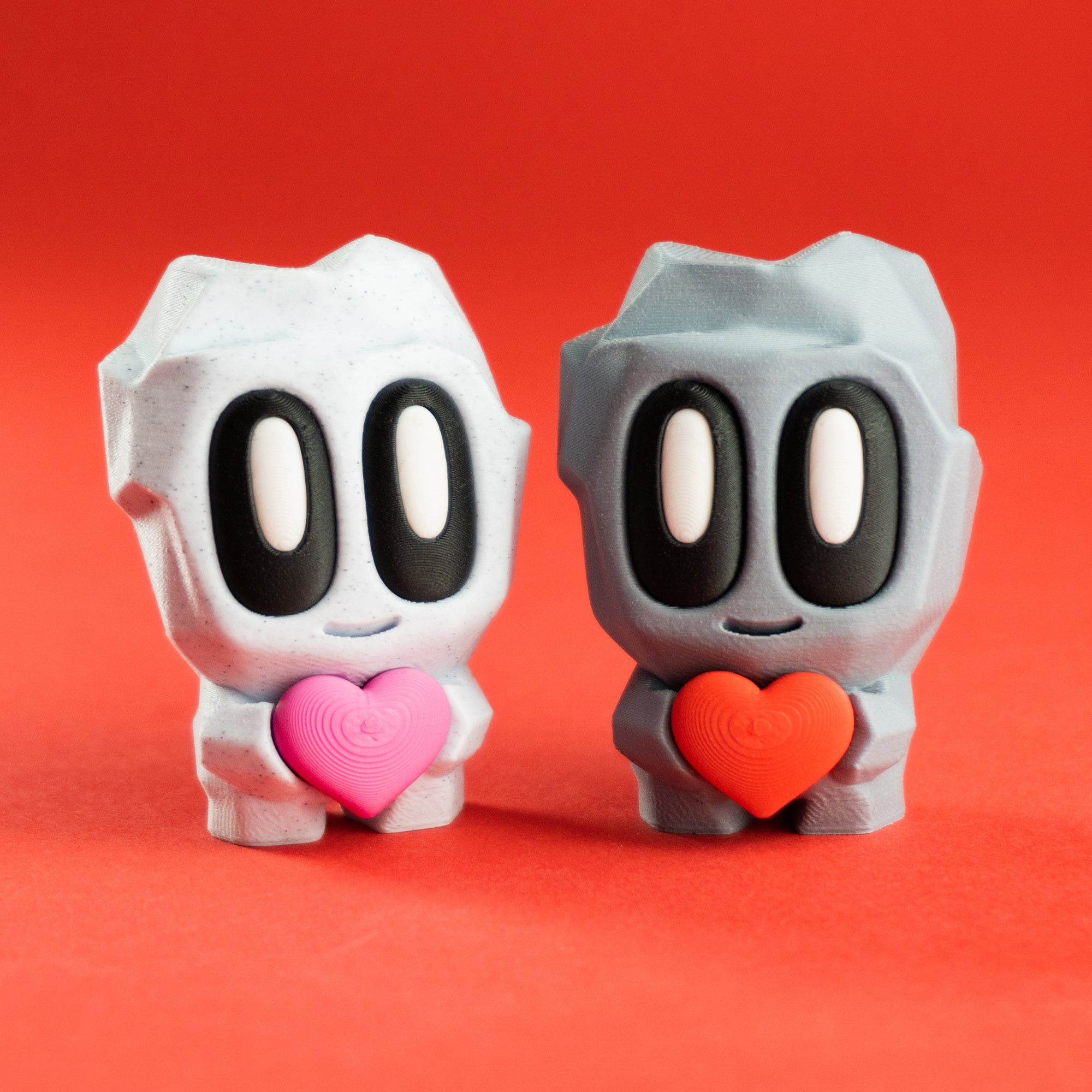 Blob Lab Love Rock – Collectible 3D Printed Desk Buddy