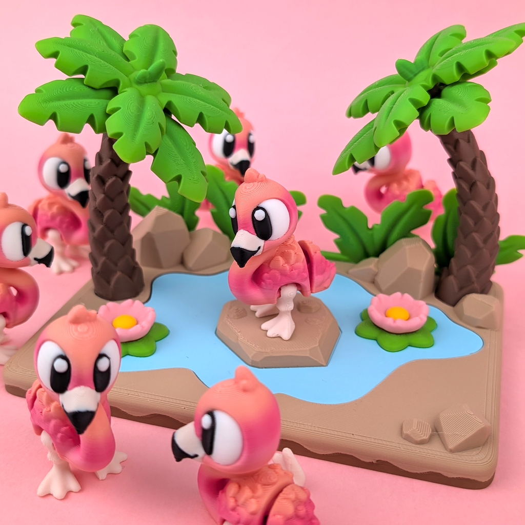 Lagoon Display Set – A Home for Your Desk Companions