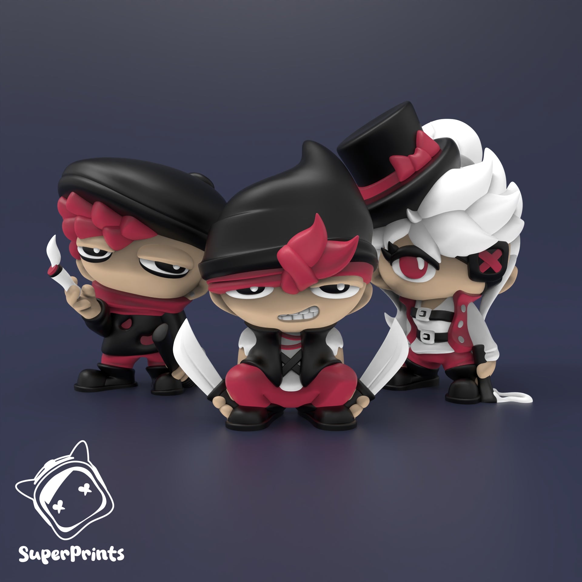 The Bandits – Collectible 3D Printed Dungeon & Dragons Inspired Characters