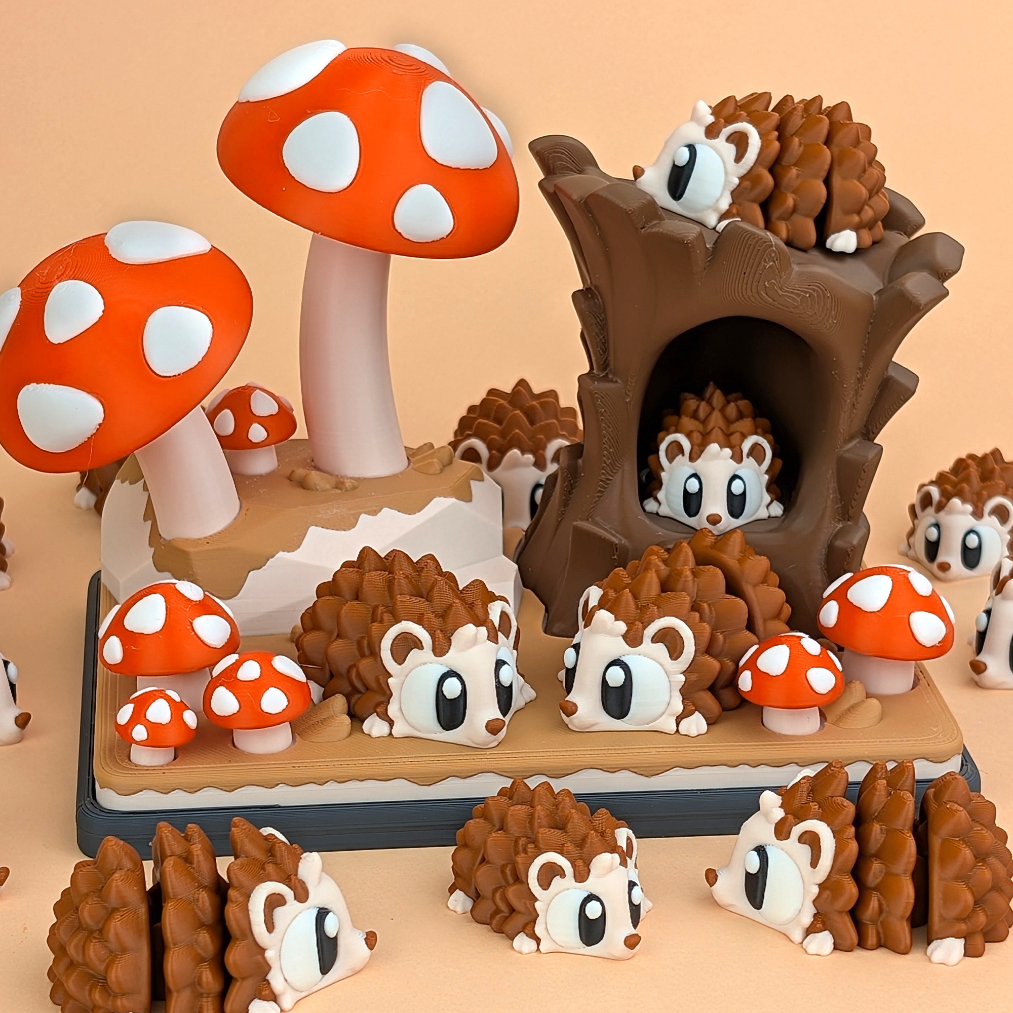 Woodland Display Set – A Home for Your Desk Companions