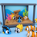 Sea Life Display Set – A Home for Your Desk Companions