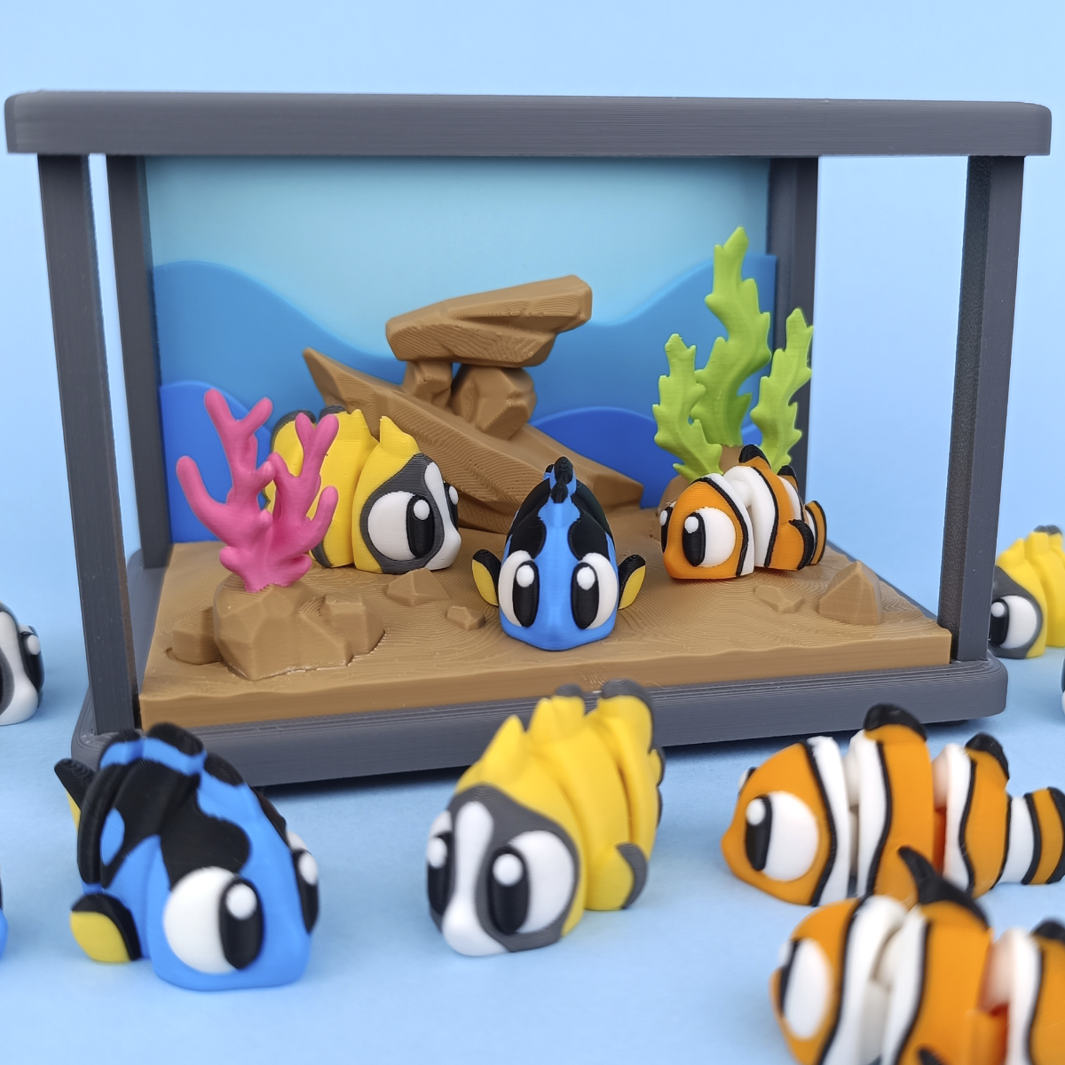 Flexi Clown Fish – Articulated 3D‑Printed Animal Friend