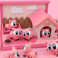 Pig Sty Display Set – A Home for Your Desk Companions