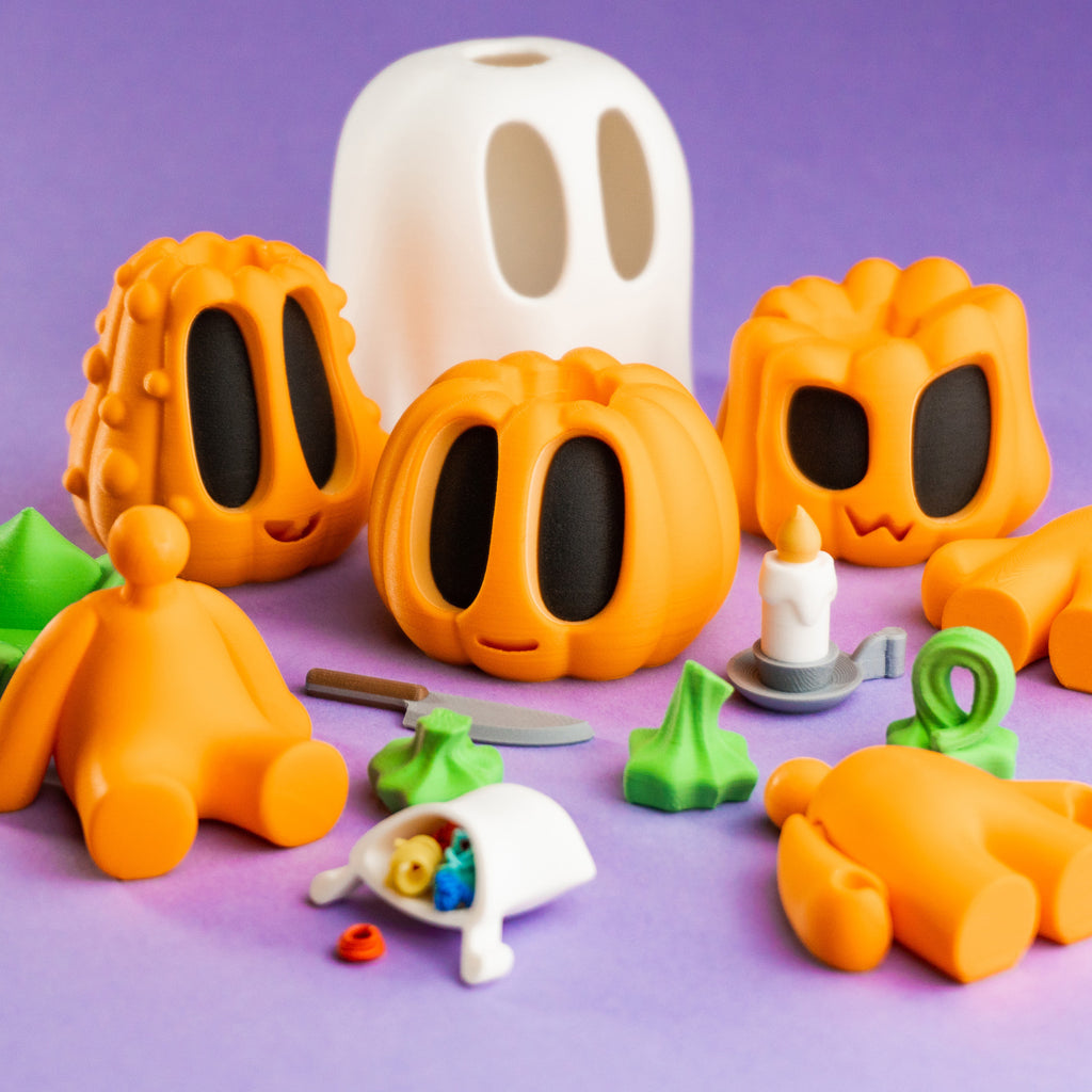 Blob Pumpkins – Collectible 3D Printed Creatures