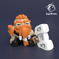 Dwarf Barbarian – Collectible 3D Printed Dungeon & Dragons Inspired Characters