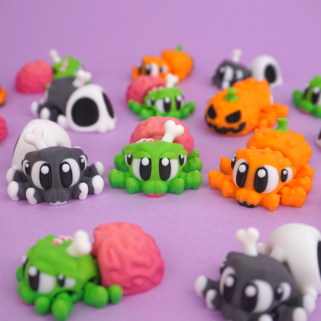 Flexi Halloweem Spiders – Articulated 3D‑Printed Creppy Crawly Friend