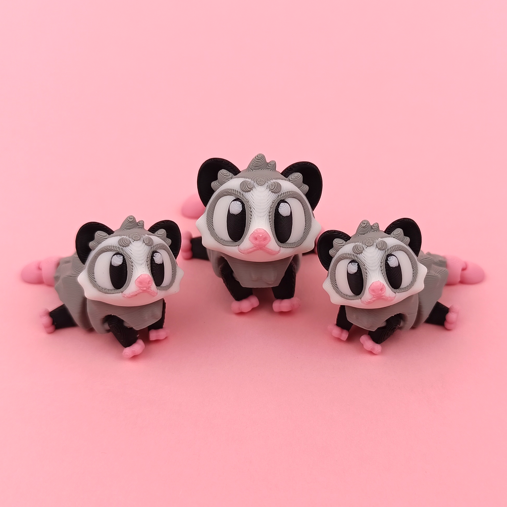 Flexi Opossum – Articulated 3D‑Printed Animal Friend