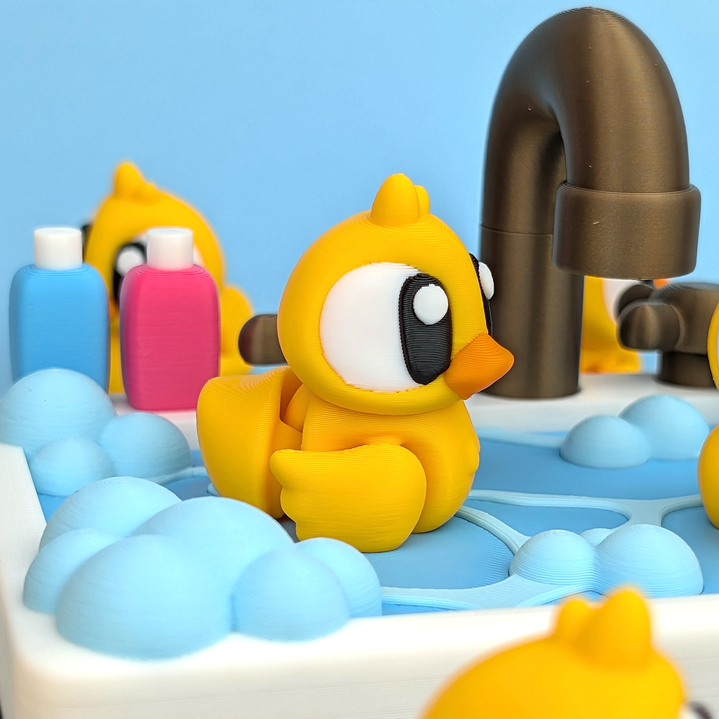 Rubber Duck – Articulated 3D‑Printed Bathtub Friend