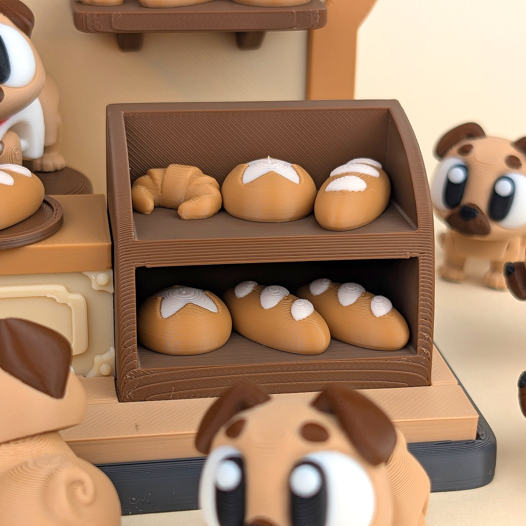 Dog Bakery Display Set – A Home for Your Desk Companions