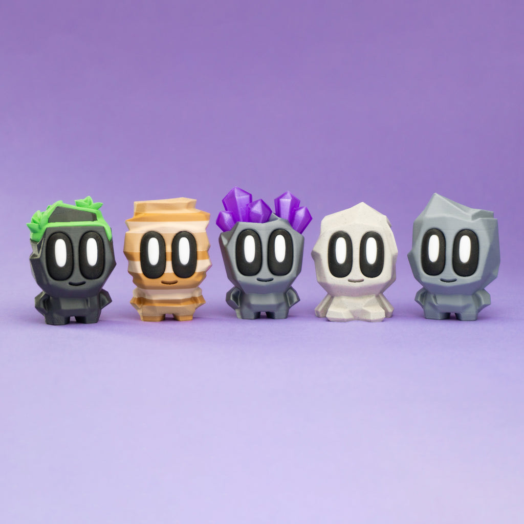 Blob Lab Crystal Rock – Collectible 3D Printed Desk Buddy