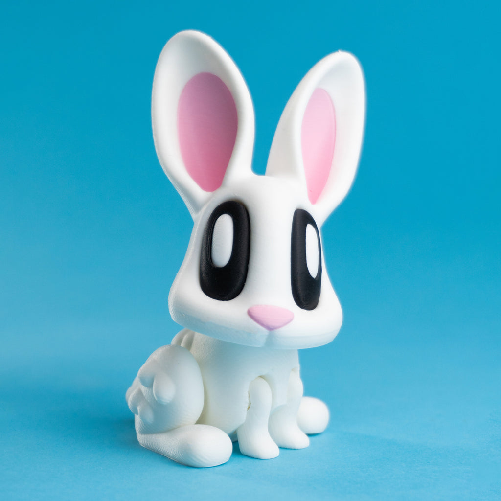 Blob Bunny – Collectible 3D Printed Animals