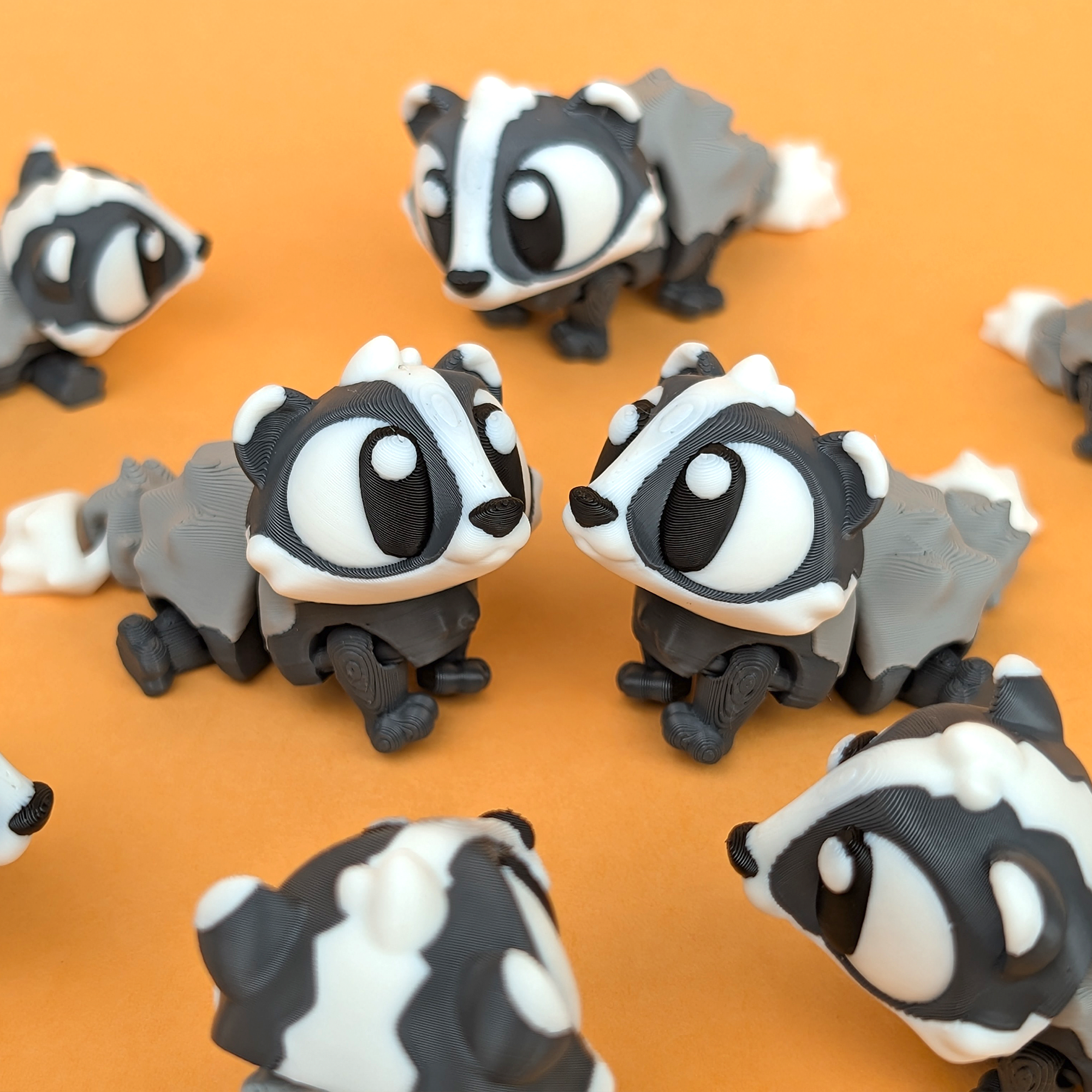 Flexi Badger – Articulated 3D‑Printed Animal Friend