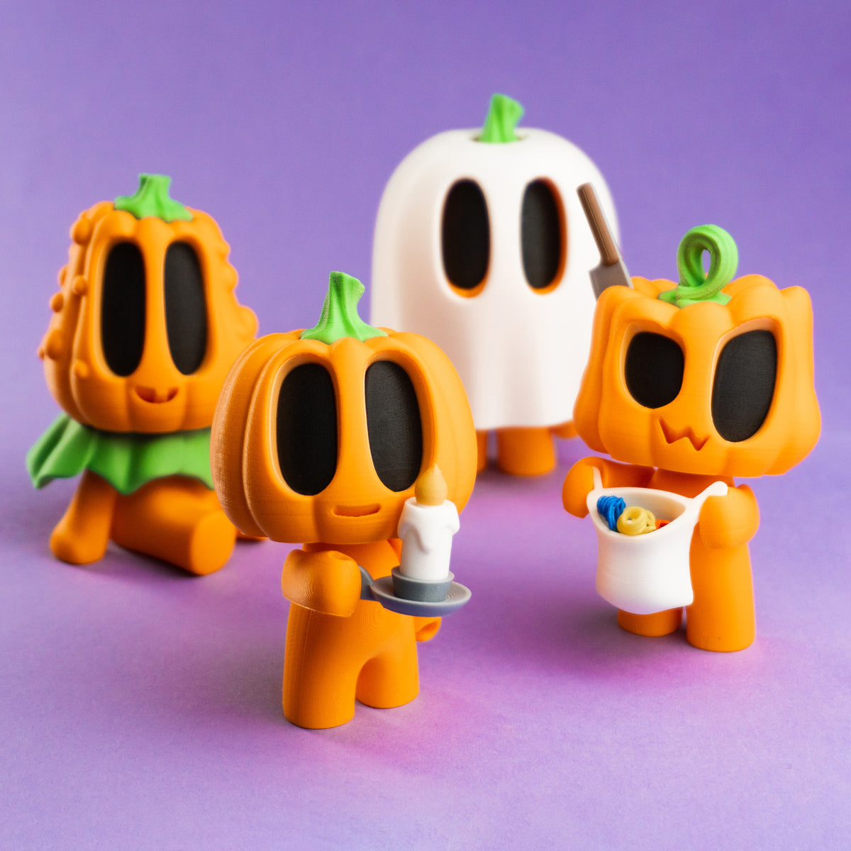 Blob Pumpkins – Collectible 3D Printed Creatures
