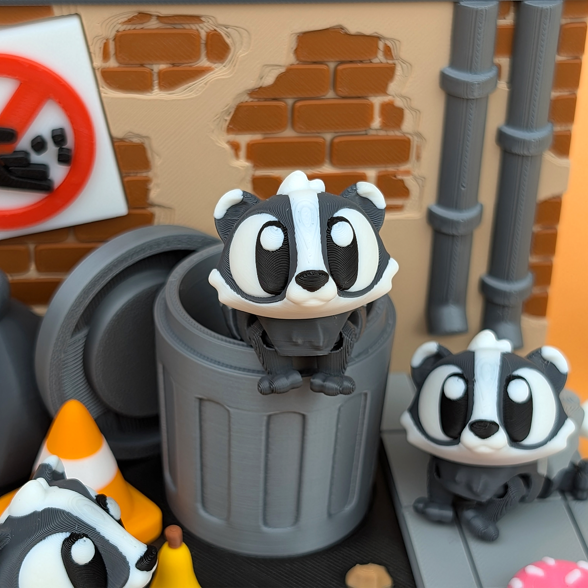 Bin Raider Display Set – A Home for Your Desk Companions