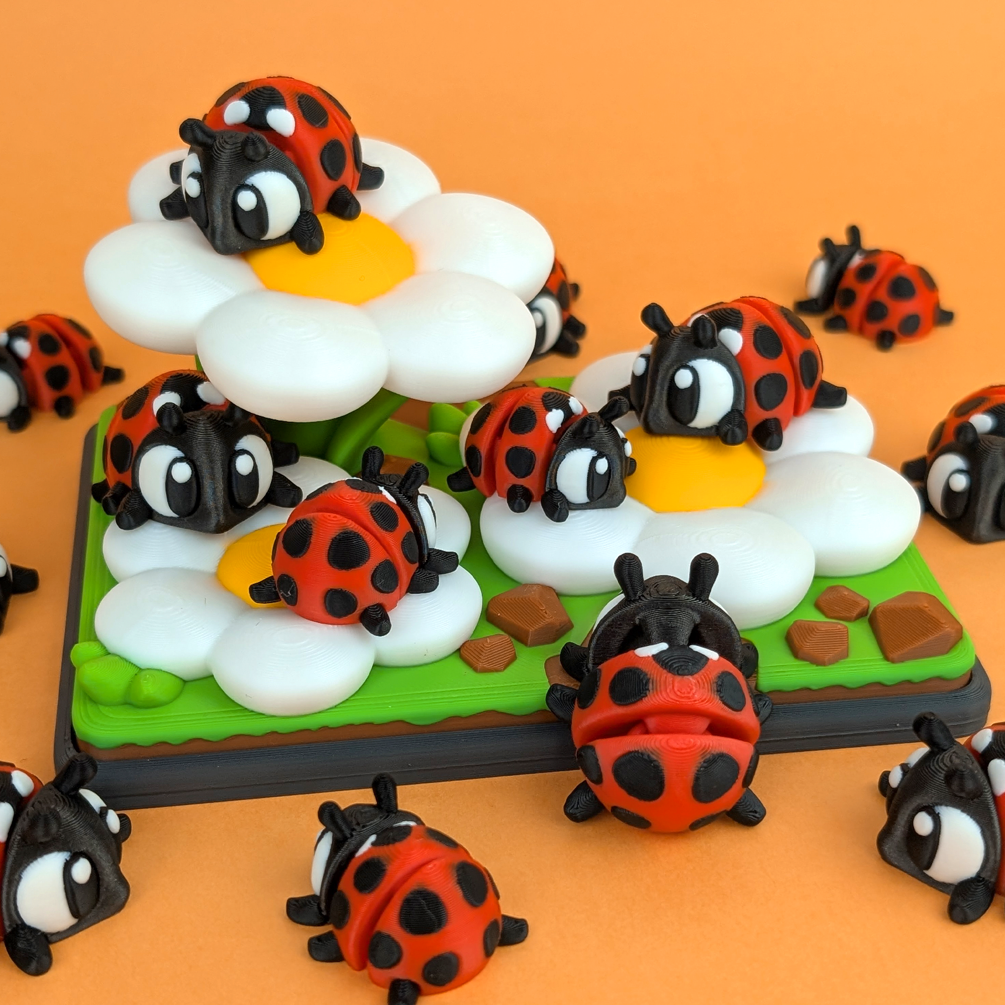 Flower Patch Display Set – A Home for Your Desk Companions