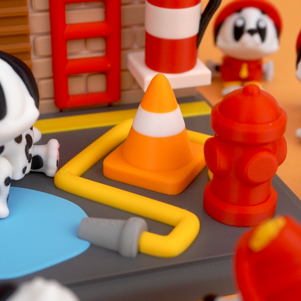Firestation Display Set – A Home for Your Desk Companions