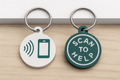 Scan To Help NFC Keyrings