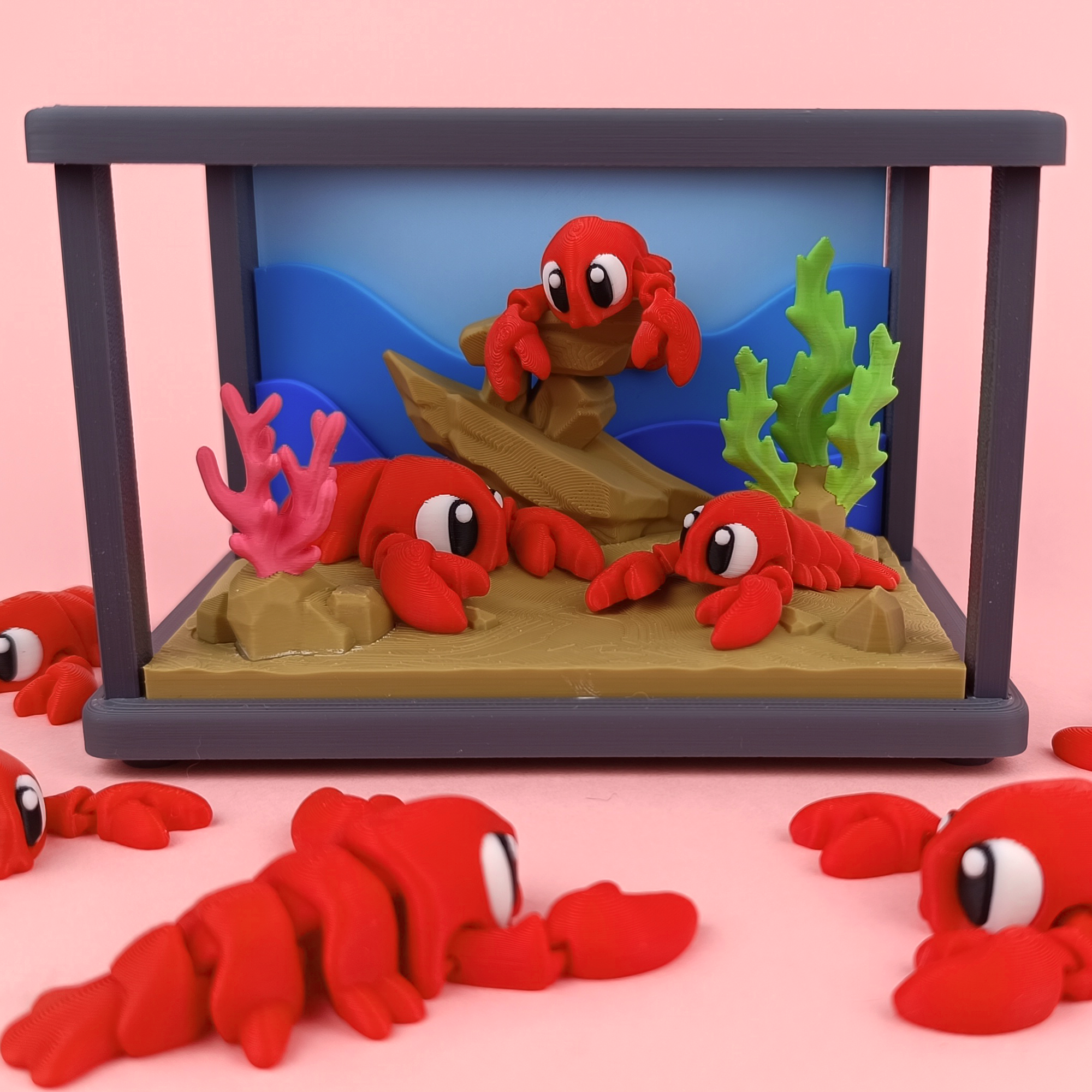 Sea Life Display Set – A Home for Your Desk Companions