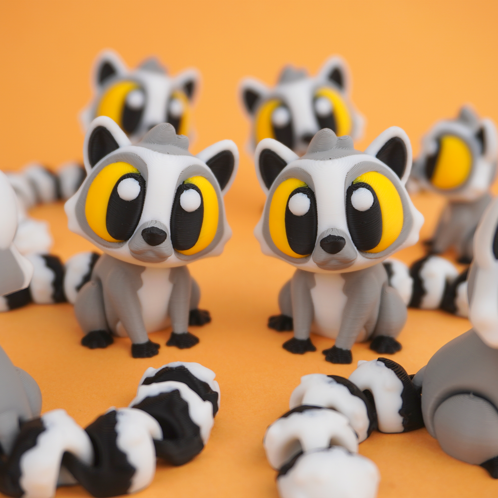 Flexi Lemur – Articulated 3D‑Printed Animal Friend