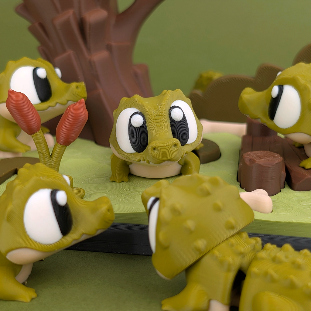 Flexi Crocodile – Articulated 3D‑Printed Animal Friend