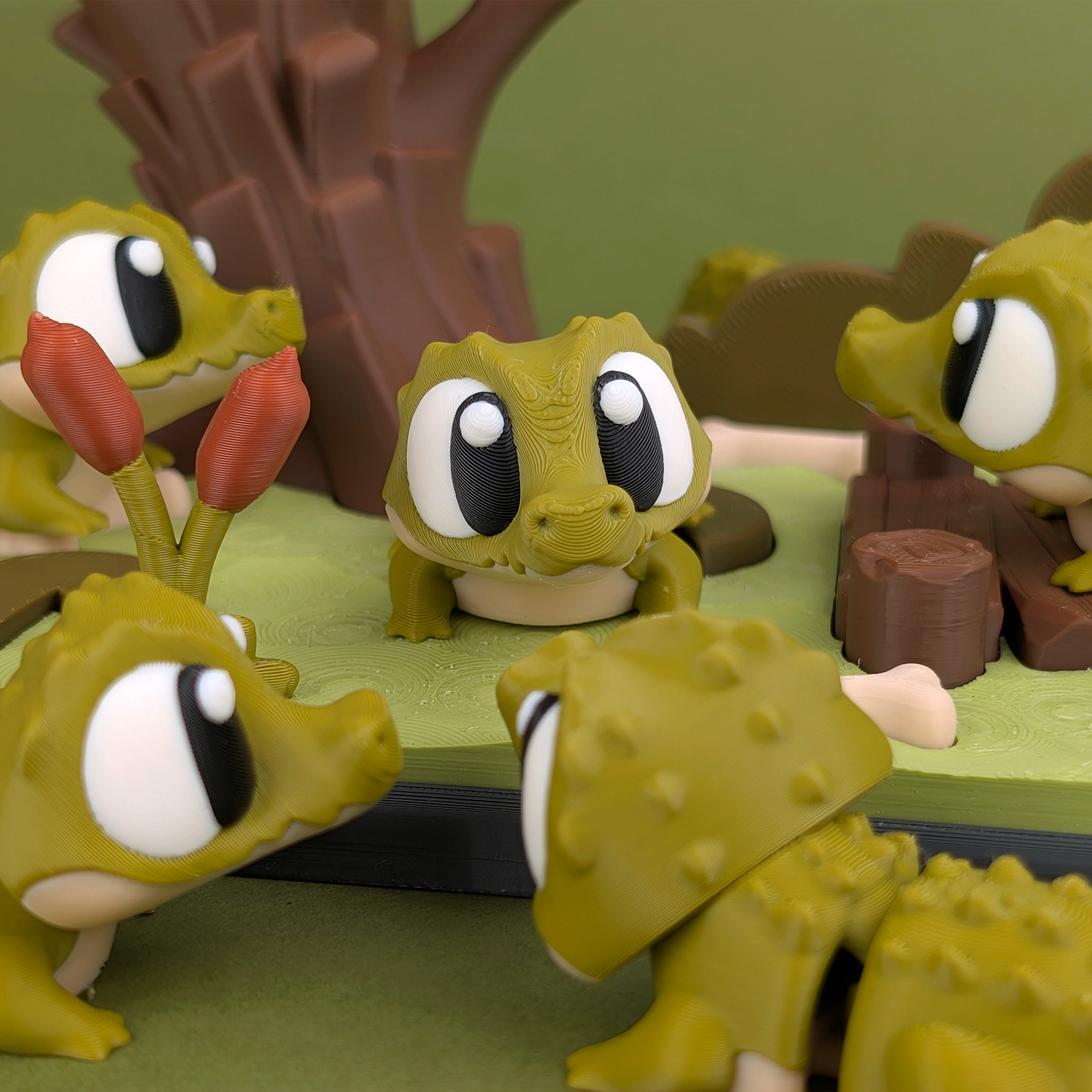 Flexi Crocodile – Articulated 3D‑Printed Animal Friend
