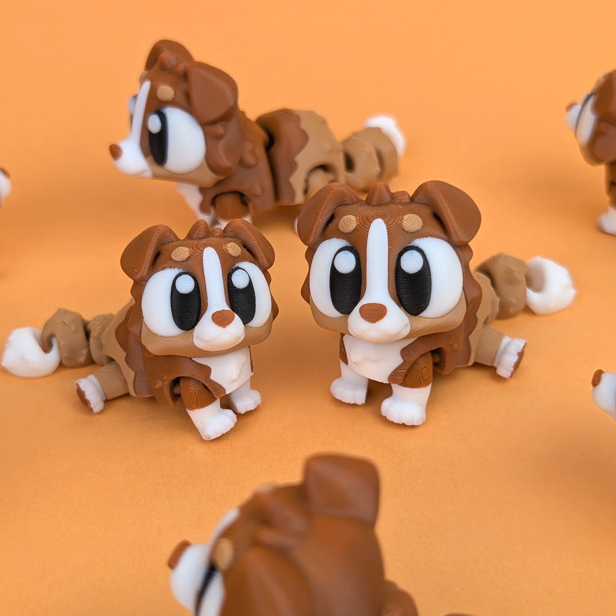 Flexi Australian Shepherd – Articulated 3D‑Printed Animal Friend